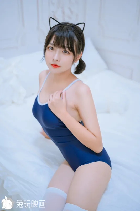 兔玩映画 夏日泳装 Vol.047 猫耳朵 - 兔玩映画